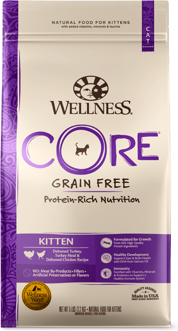 Wellness Core Kitten: Deboned Turkey, Turkey Meal & Deboned Chicken